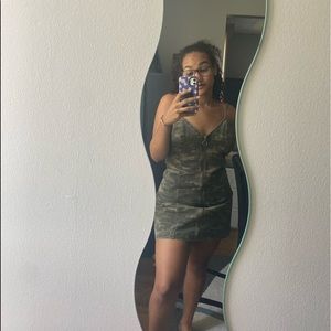 Camo Dress from top shop